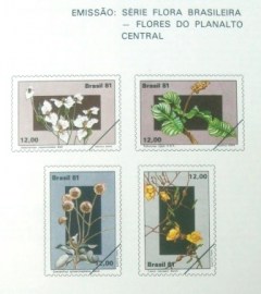 Edital postal do Brasil nº 19 Flores do Planalto Central