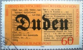 Selo postal da Alemanha de 1980 Centenary of Konrad Duden's First Dictionary - 1325 U