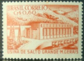 Selo postal comemorativo do Brasil de 1956 - C  373 N