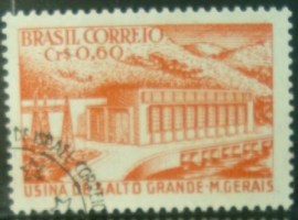 Selo postal comemorativo do Brasil de 1956 - C  373 NCC