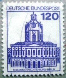 Selo postal da Alemanha de 1982 Charlottenburg Castle Berlin - 974 U