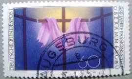 Selo postal da Alemanha de 1984 Oberammergau Passion Play - 1413 U