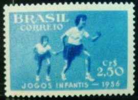 Selo postal comemorativo do Brasil de 1956 - C  376 M