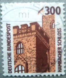 Selo postal da Alemanha de 1988 Herrenhausen - 1536 U