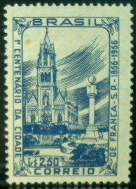 Selo postal comemorativo do Brasil de 1956 - C  379 M