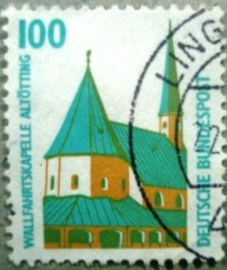elo postal da Alemanha de 1989 Pilgrimage Chapel, Altötting - 1530 U