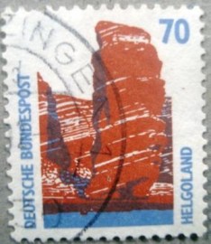 Selo postal da Alemanha de 1990 Heligoland - 1527 U