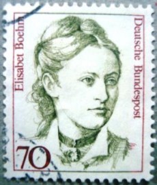 Selo postal da Alemanha de 1991 Elisabet Boehm - 1482 U