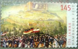 Selo postal da Alemanha de 2007 Hambach Castle - 2443 U