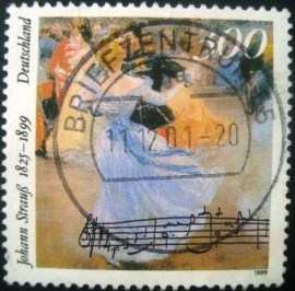 Selo postal da Alemanha de 1999 Ball at the Viennese Hofburg
