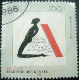 Selo postal da Alemanha de 1996 Academia de Artes de Berlim - 1932 U