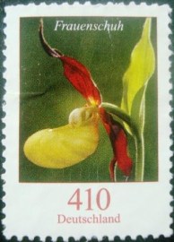 Selo postal da Alemanha de 2010 Cypripedium calceolus - 2414 U