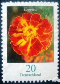 Selo postal da Alemanha de 2005 Tagetes erecta - 2296 U