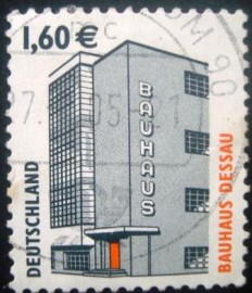 Selo postal da Alemanha de 2002 Bauhaus Dessau - 2207 U
