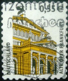 Selo postal da Alemanha de 2002 Old Opera Frankfurt - 2204 U