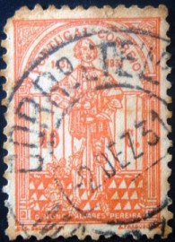 Selo postal de Portugal de 1931 Nuno Pereira 40c - 536 U