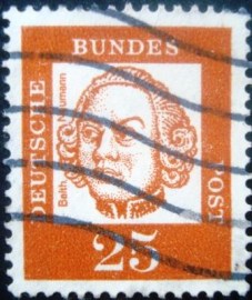 Selo postal da Alemanha de 1961 Balthasar Neumann