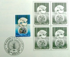 Edital postal do Brasil de 1984 nº 29 Assembleia OEA