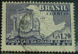 Selo posttal Comemorativo do Brasil de 1953 - C 304 U