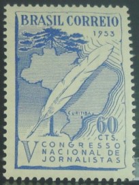 Selo posttal Comemorativo do Brasil de 1953 - C 312
