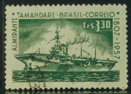 Selo postal de 1958 Almirante Tamandaré - C 399 U
