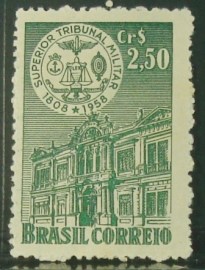 Selo postal de 1958 Superior Tribunal Militar - C 404 U