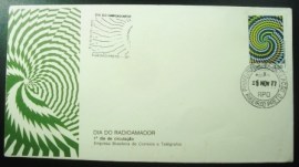Envelope FDC Oficial de 1977 Radioamador 18337