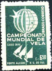 Selo postal de 1959 Mundial de Vela - C 440 N