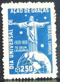 Selo postal Comemorativo do Brasil de 1959 - C 443 N
