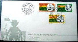 Envelope FDC Oficial de 1981 Desenvolvimento Agrícola