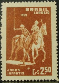Selo postal Comemorativo do Brasil de 1959 - C 433 N