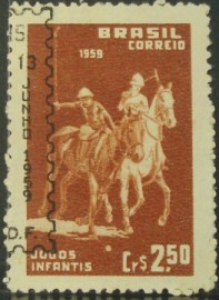 Selo postal Comemorativo do Brasil de 1959 - C 433 NCC