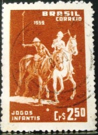 Selo postal Comemorativo do Brasil de 1959 - C 433 U