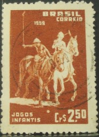 Selo postal Comemorativo do Brasil de 1959 - C 433 U