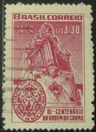 Selo postal Comemorativo do Brasil de 1959 - C 435 U
