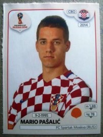 Figurinha nº 325 - Seleção da Croácia - Mario Pašalić
