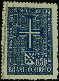 Selo postal de 1959 Colóquio Internacional - C 441 U