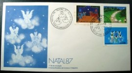 Envelope FDC Oficial de 1987 Natal 87 PE 58584