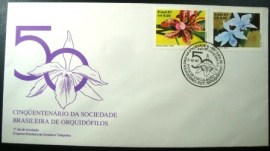 Envelope FDC Oficial de 1987 Orquídeas RJ