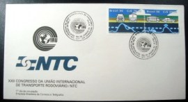 Envelope FDC Oficial de 1990 Congresso NTC R