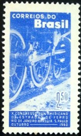 Selo postal Comemorativo do Brasil de 1960 - C 452 N
