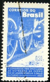 Selo postal Comemorativo do Brasil de 1960 - C 452 U