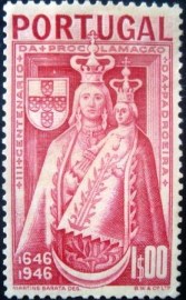 Selo postal de Portugal de 1946 Maria with Child Jesus - 673 N