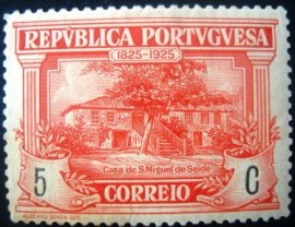 Selo postal de Portugal de 1925 Castelo-Branco's House - 349 N