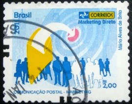 Selo postal Regular emitido no Brasil em 2011 - 861 U