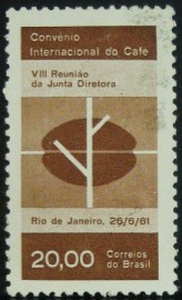 Selo postal Comemorativo do Brasil de 1961 - C 464 U