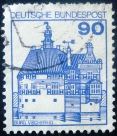 Selo fiscal da Alemanha de 1979 Stronghold Vischering - 835 U