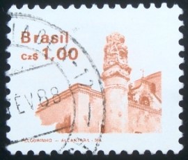 Selo postal Regular emitido no Brasil em 1988 - 660 U
