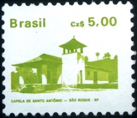 Selo postal Regular emitido no Brasil em 1988 - 662 M