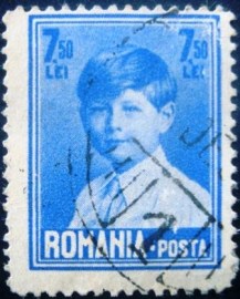 Selo postal regular Romenia 1928 Michael I of Romania 7,5 -327 U